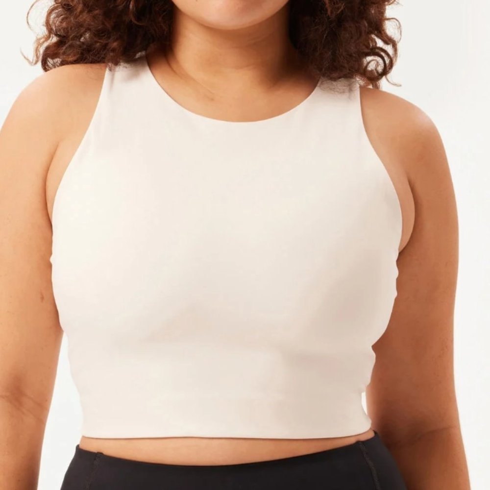Girlfriend collective ivory Dylan bra